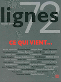 Revue Lignes, no 72
